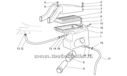 parts for Moto Guzzi California Alum.-Tit. PI Cat. 1100 2003-2004 - Screw M6x12 TBEI - GU98350312