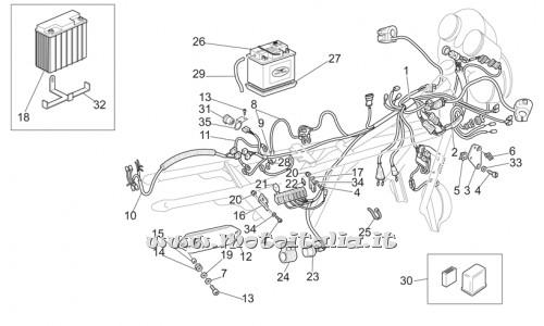 parts for Moto Guzzi California Alum.-Tit. PI Cat. 1100 2003-2004 - Rosetta 8,4X13X0,8 - GU14615901