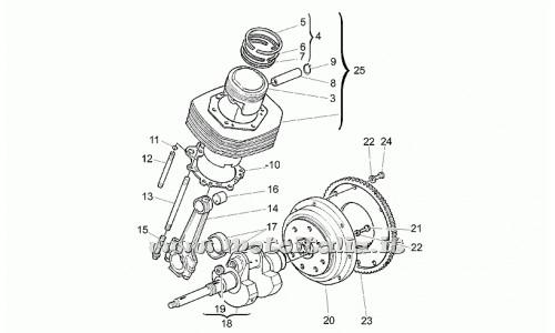 Ricambi Moto Guzzi-California EV-Albero motore II