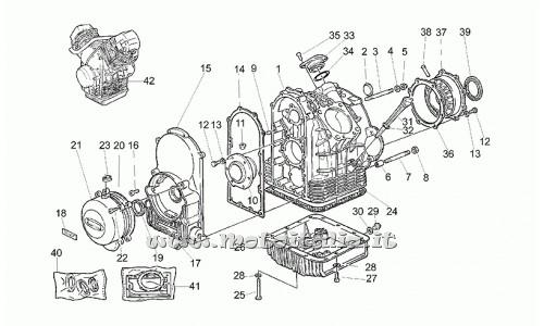 Ricambi Moto Guzzi-California EV-Carter motore II