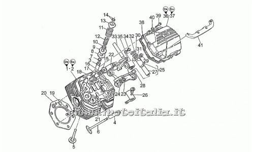 ricambio per Moto Guzzi California EV - Valvola scarico - GU30036110