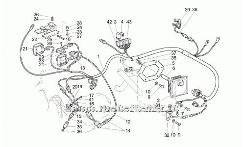 ricambio per Moto Guzzi California EV - Candela NGK BPR6ES - GU30717061