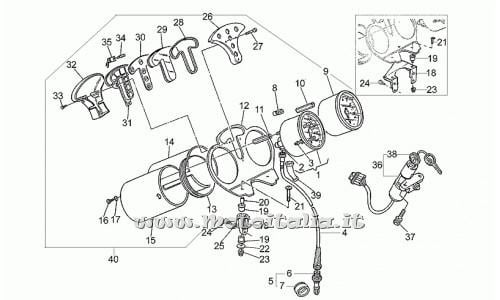 Parts Moto Guzzi California-EV-Dashboard