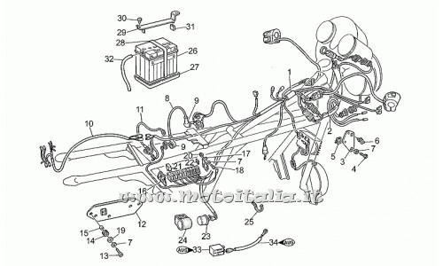 Ricambi Moto Guzzi-California EV-Impianto elettrico