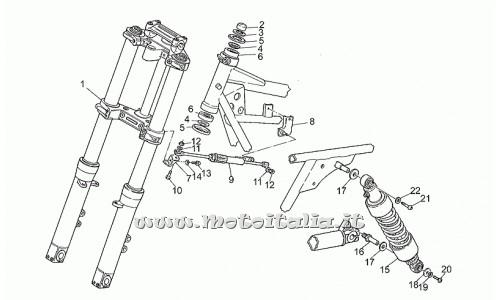 Parts Moto Guzzi California EV-front-suspension - post
