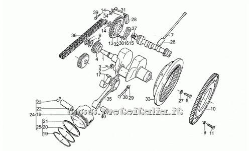 Moto Guzzi Parts II-California-1000 1983-1986 Crankshaft