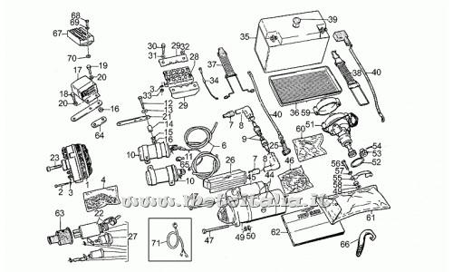 ricambio per Moto Guzzi California II 1000 1983-1986 - kit riparazione - GU17719900