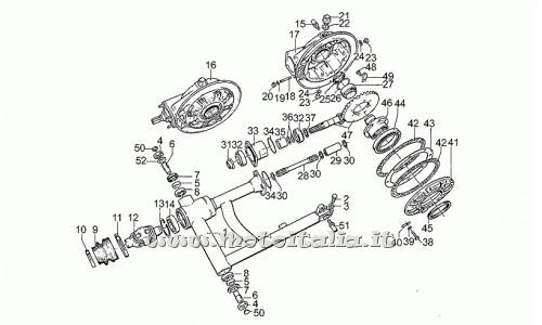 Motorcycle Parts Guzzi California II-1000-swingarm 1983-1986
