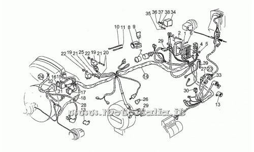 Moto Guzzi Parts II-California-1000 1983-1986 Electrical system