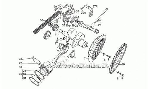 Parts Moto Guzzi California III-1000 Carbs-1987-1993 Crankshaft