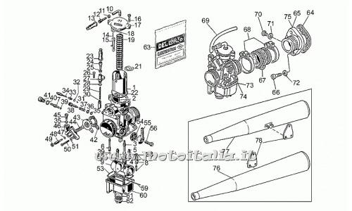 ricambio per Moto Guzzi California III Carburatori 1000 1987-1993 - Rosetta - GU13932900