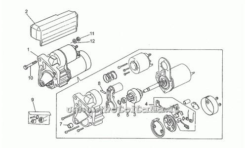 ricambio per Moto Guzzi California III Carburatori 1000 1987-1993 - Kit revisione motorino avv. - GU30530512