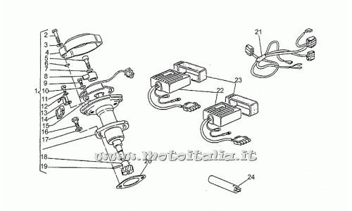 ricambio per Moto Guzzi California III Carburatori 1000 1987-1993 - Rosetta - GU95000205