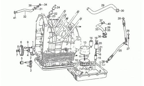 Parts Moto Guzzi California III-Carburetors faired-1000 1988-1990 Oil Pump