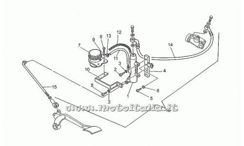 Parts Moto Guzzi California III-1000 Carbs faired 1988-1990 post-pump modification kit brake