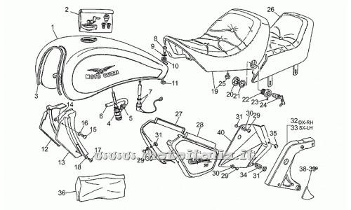 Parts Moto Guzzi California III Injection-1000 1990-1993-body