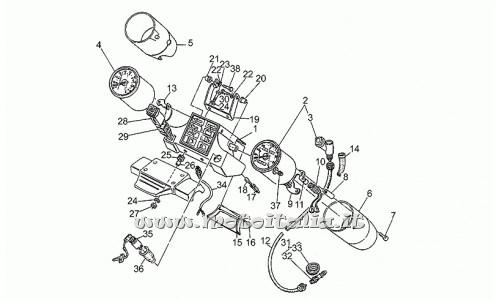 Parts Moto Guzzi California III Injection-1000 1990-1993-Dashboard