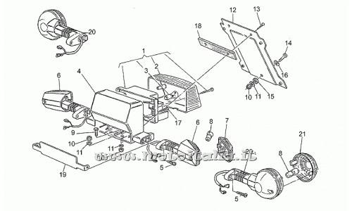 Parts Moto Guzzi California III Injection-1000 1990-1993-Tail
