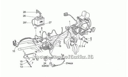 Parts Moto Guzzi California Jackal-1100-1999-2001 Electrical system