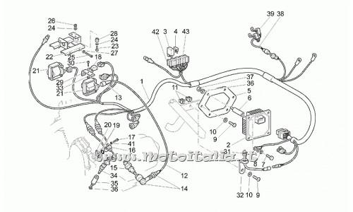 Parts Moto Guzzi California Special 1100-1999-2000-Electric plant