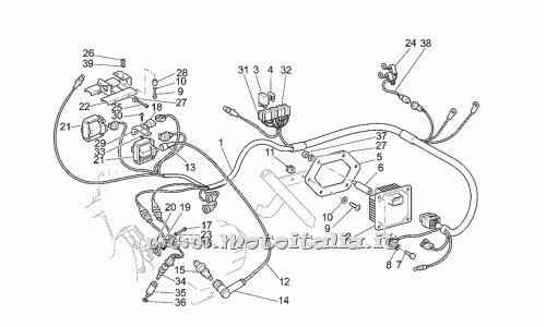 Ricambi Moto Guzzi-California Special Sport 1100 2001-2002-Impianto elettrico iniezione