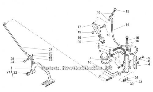 parts for Moto Guzzi California Special Sport-Al. PI 1100 2002 - Rosetta 6,4x12x1,2 - GU95008306
