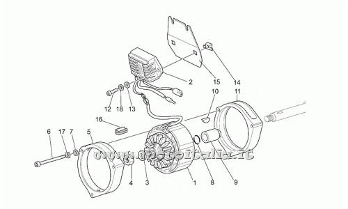 parts for Moto Guzzi California Stone in 1100 from 2001 to 2002 - Spacer - GU37712306