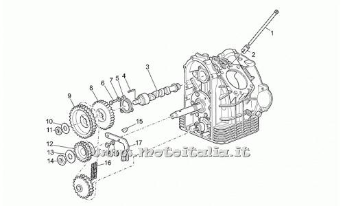 parts for Moto Guzzi California Stone in 1100 from 2001 to 2002 - TE Screw - GU98052435
