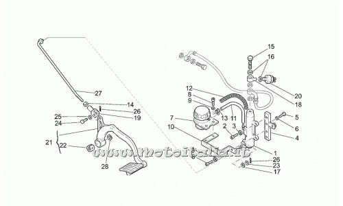 parts for Moto Guzzi California Stone in 1100 from 2001 to 2002 - joint - GU95740175