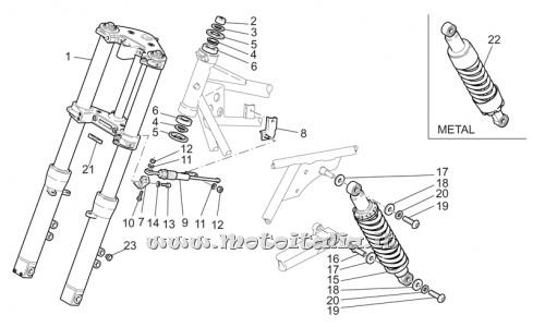 ricambio per Moto Guzzi California Stone-Metal PI 1100 2002 - Rosetta 6,4x12 - GU03013800