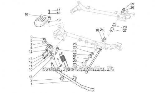 parts for Moto Guzzi California Stone Touring PI-Cat 1100 from 2003 to 2004 - plate - GU18432760