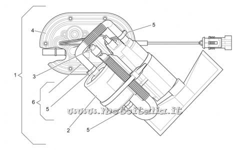 parts for Moto Guzzi California Stone Touring PI-Cat 1100 from 2003 to 2004 - clamp 11.3 - GU01108490