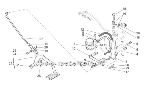 parts for Moto Guzzi California Stone-Touring PI Cat 1100 2003-2004 - Allan head screw M6x10 - GU98682310