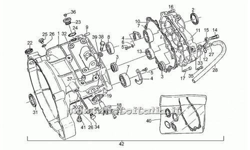 Parts Moto Guzzi Daytona 1000-1992-1995-gearbox