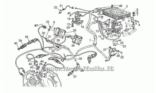 ricambio per Moto Guzzi Daytona 1000 1992-1995 - Cablaggio iniezione - GU30725800