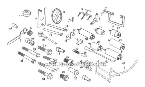 Parts Moto Guzzi Daytona Rs 1000-1997-1998-specific equipment I
