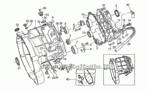 Parts Moto Guzzi Daytona Rs 1000-1997-1998-gearbox