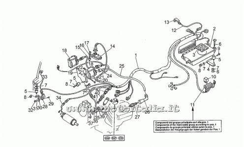 Parts Moto Guzzi Daytona Rs 1000-1997-1998-electronic ignition