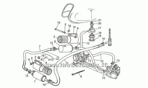 Parts Moto Guzzi Daytona RS-1000-1997-1998 Fuel supply