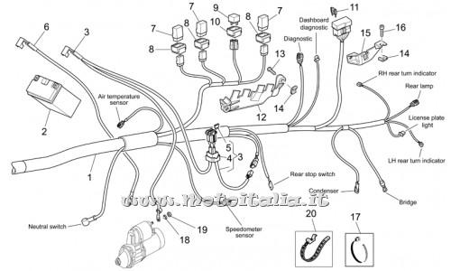 Parts Moto Guzzi Griso V-IE-1100 2005-2008 Electrical System II