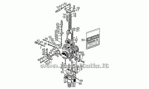 Moto Guzzi Parts GT-1000-Carburetors 1987-1991