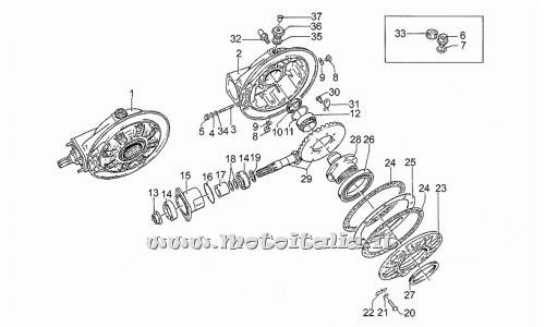 ricambio per Moto Guzzi Le Mans 1000 1983-1994 - Spessore 1,2 mm - GU17355408