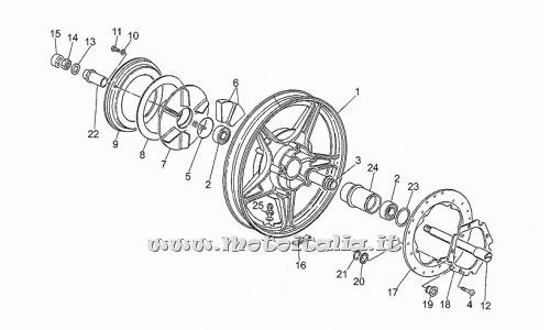 Moto-Guzzi Le Mans 1000 Parts 1983-1994 Rear-Wheel