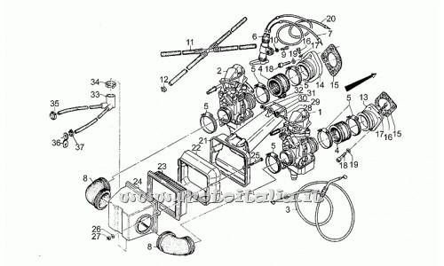 ricambio per Moto Guzzi Le Mans III 850 1981-1984 - Manicotto carburatore - GU14114350