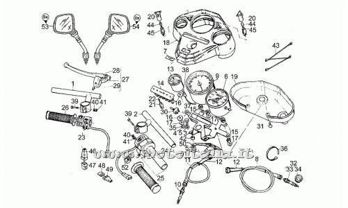 Parts Moto Guzzi Le Mans-III-850 1981-1984 Handlebar - commands