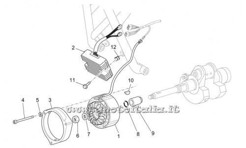 Moto Guzzi Parts Racing-Alternator-1200 2004-2007 - Regulator