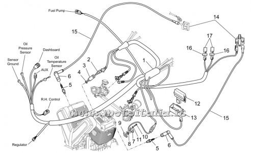 Parts Moto Guzzi-race-1200 2004-2007 Electrical system The