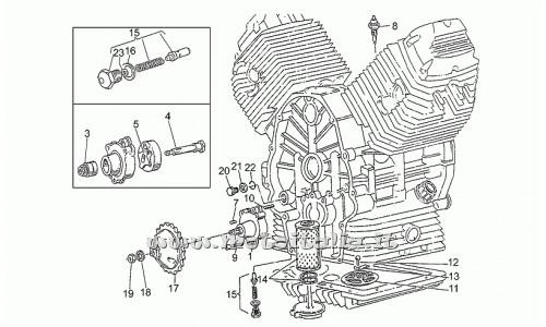 Parts Moto Guzzi Nevada 350-1992-1993-Oil Pump