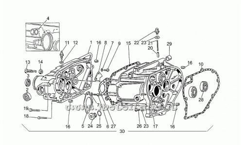 Parts Moto Guzzi Nevada-1992-1993-350 gearbox