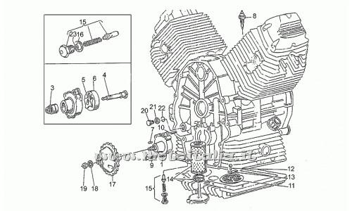 ricambio per Moto Guzzi Nevada 350 1993-1997 - Albero pompa olio - GU19147820